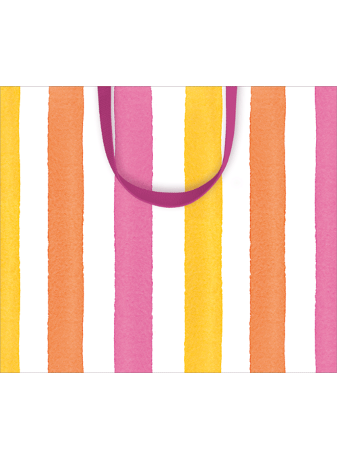 Cafe Stripe Warm Gift Bag Large