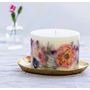 Petite Oval Botanical Candle - Blushing Rosewood