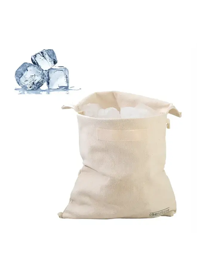 Natural Canvas Ice Crushing Bag