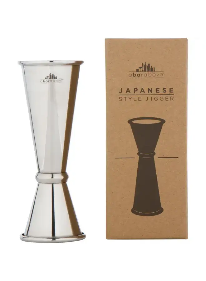 Japanese Jigger w/Measurements Stainless