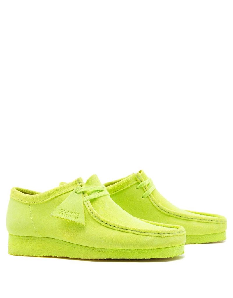 wallabee lime suede