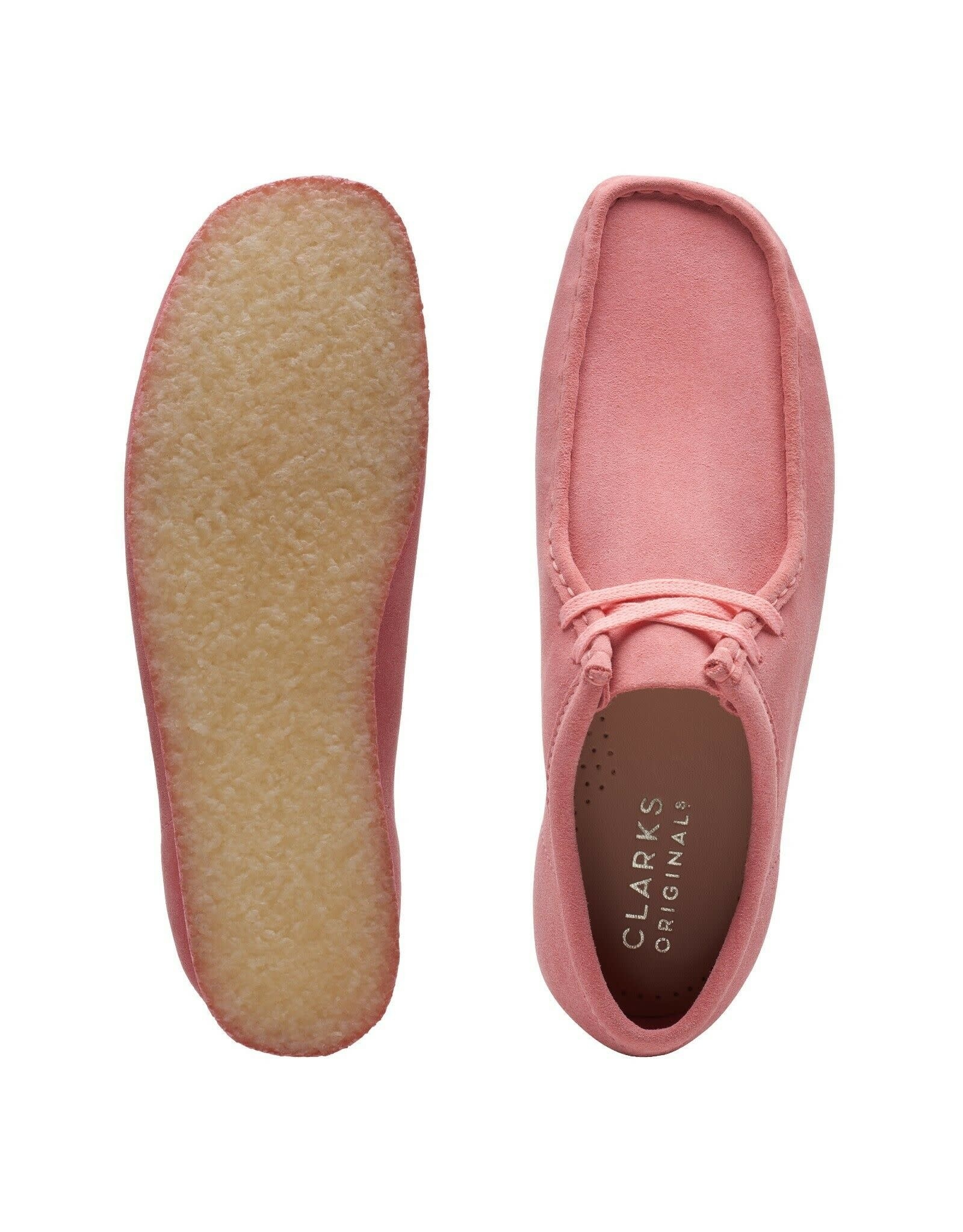 pink suede wallabees