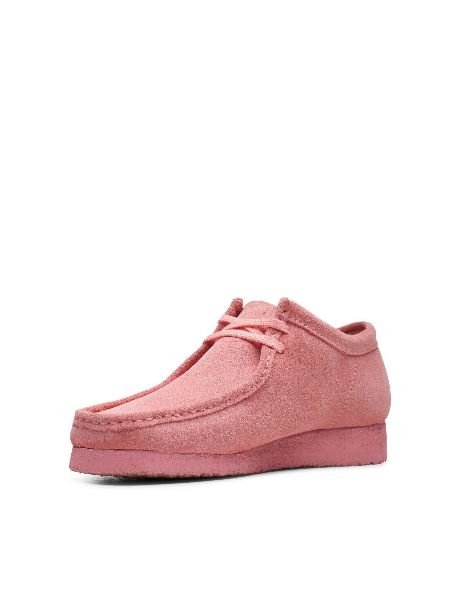 mens pink wallabees