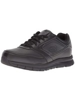Skechers Women's Slip Resistant Nampa-Wyola Food Service Shoe Style 77235 BLK , Black