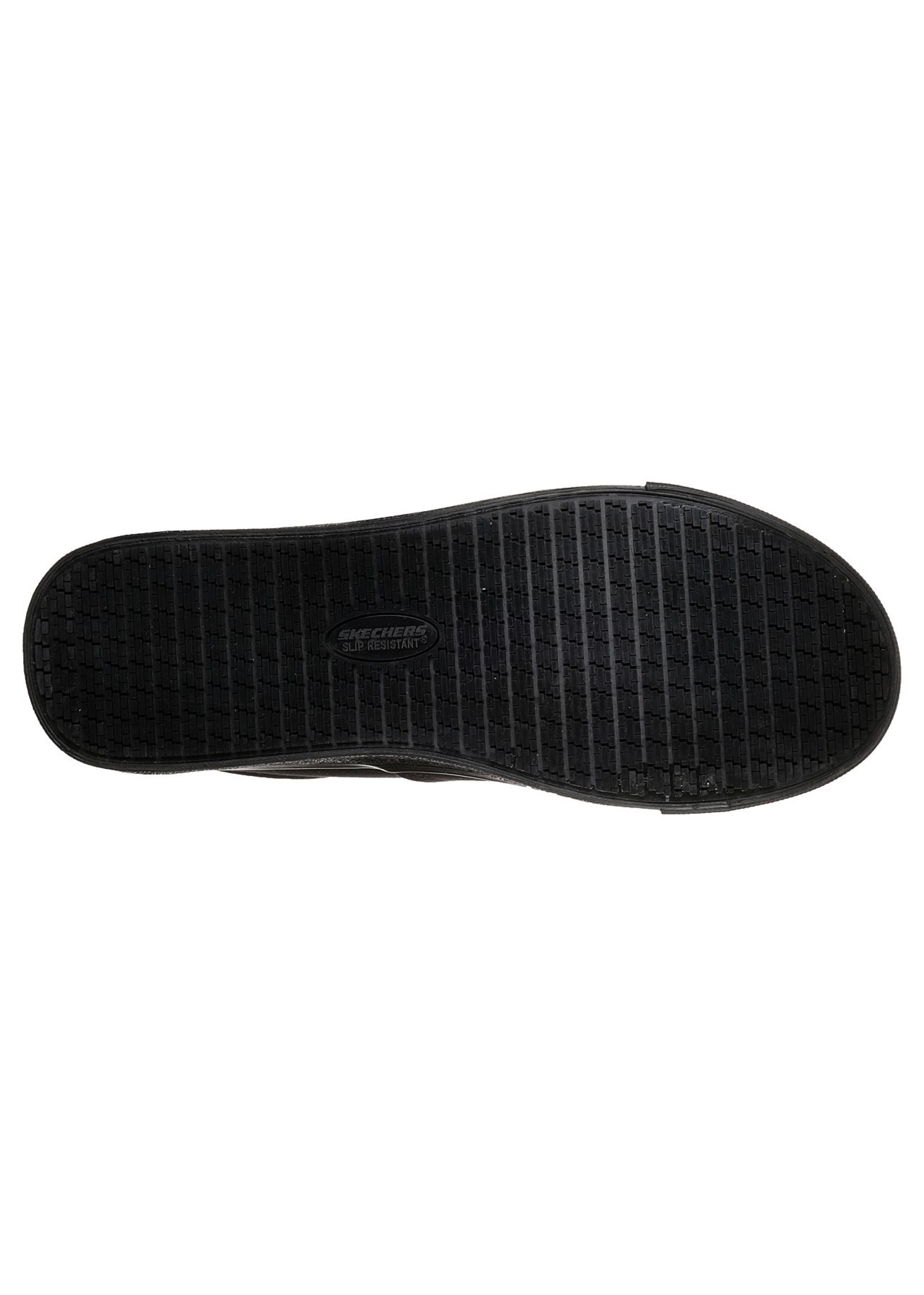 Skechers Mens Work Relaxed Fit: Sudler - Mabscott Slip Resistant 77167-BLK