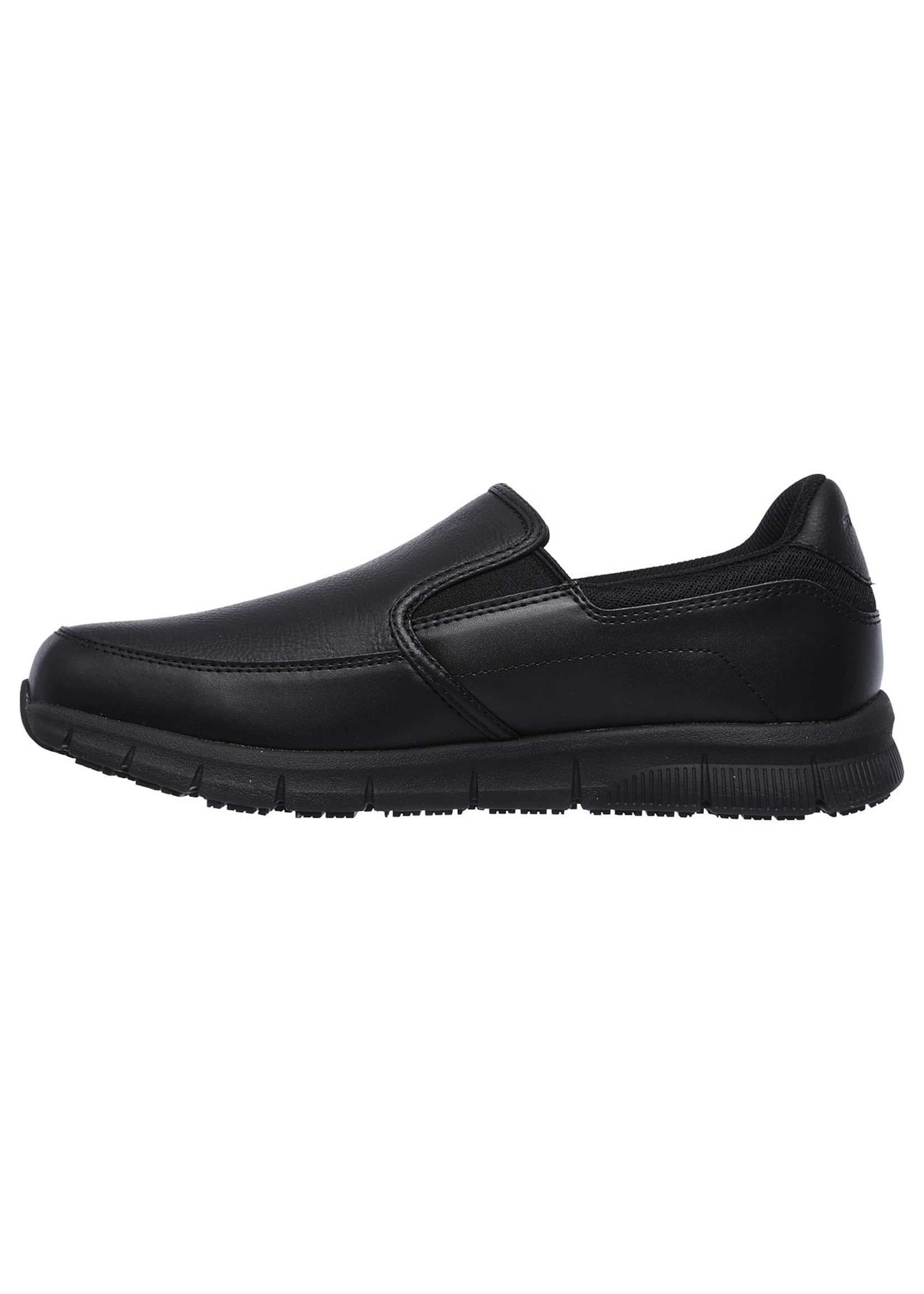 Skechers Men's Nampa-Groton Food Service Slip Resistant Shoe 77157 BLK, Black