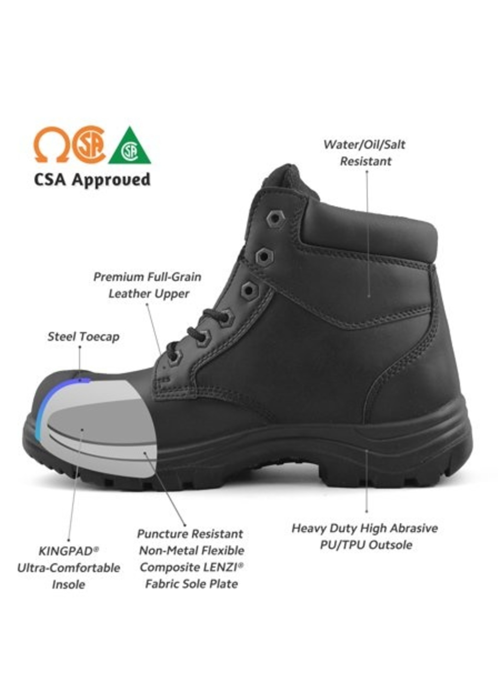 titanium toe work boots