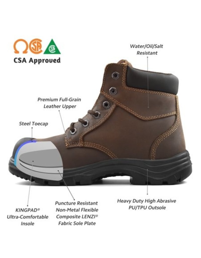 csa approved safety footwear