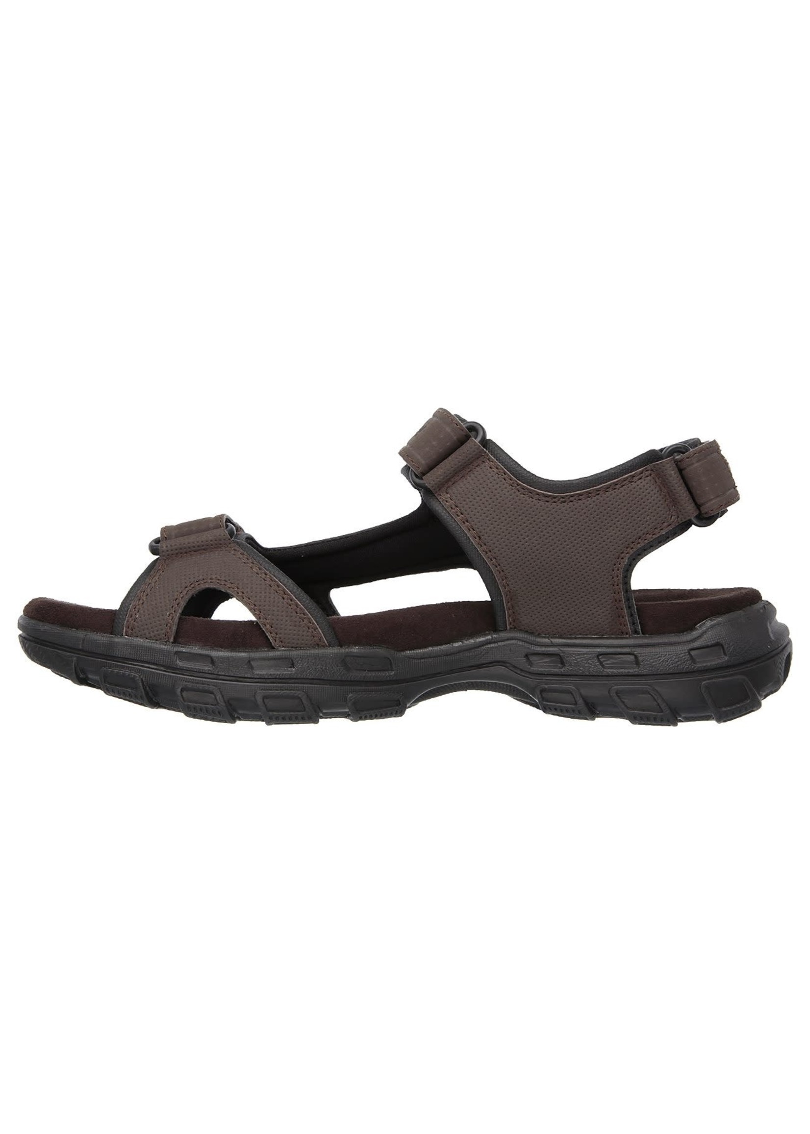 Skechers Men s Garver Louden Sandal 64487 Brown SHOE PLUS Low