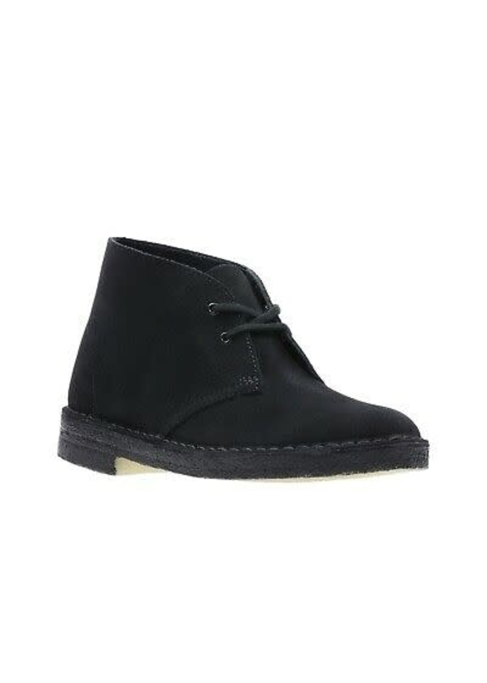 Clarks Womens Originals Desert Boot. Black Suede 26155524