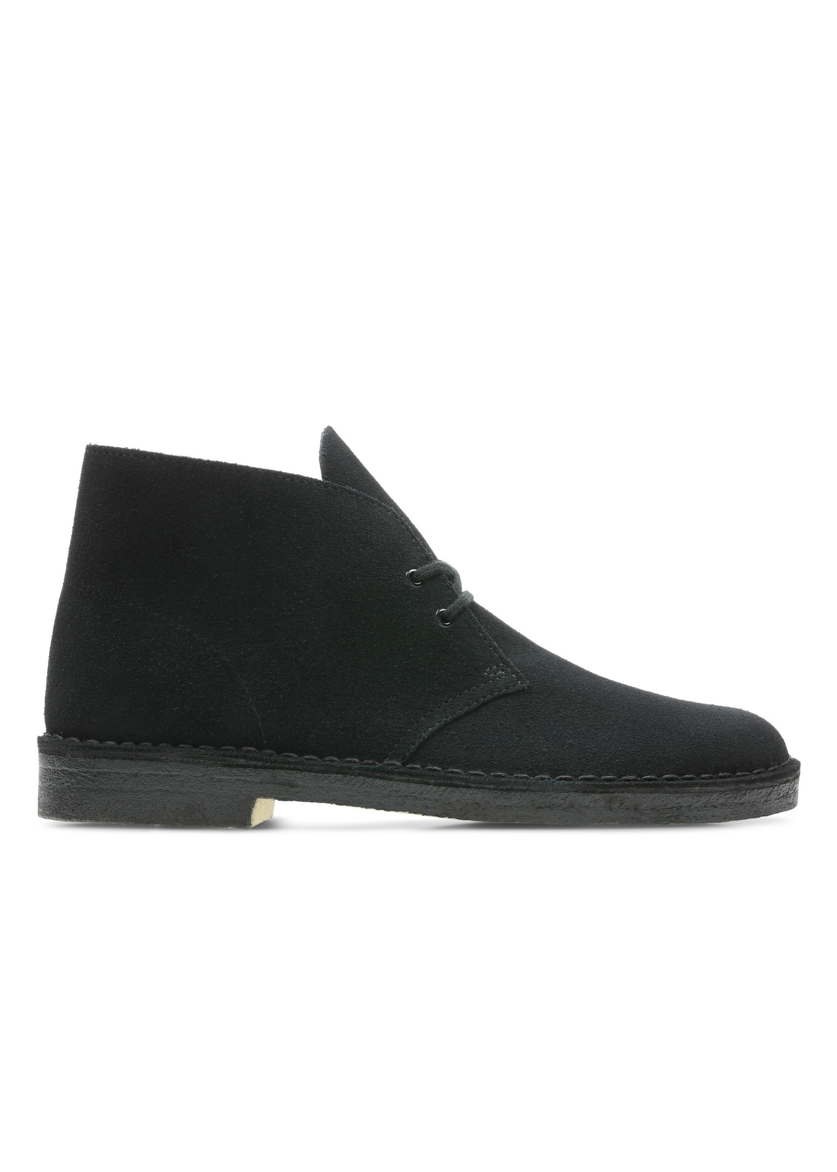 Clarks Mens Desert Boot Originals Icon Black Suede | 26155480
