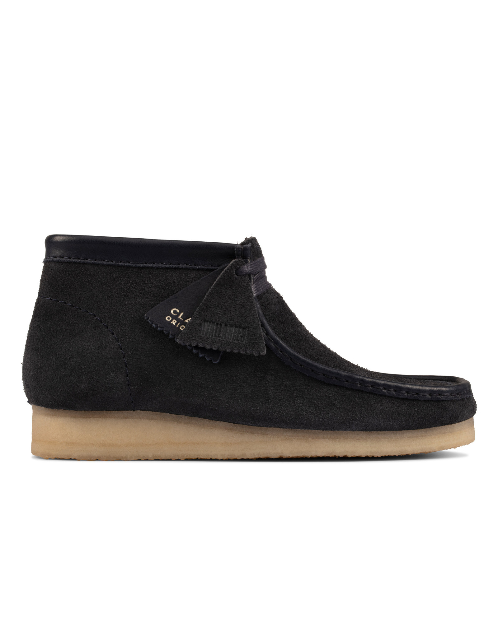 navy blue wallabees shoes