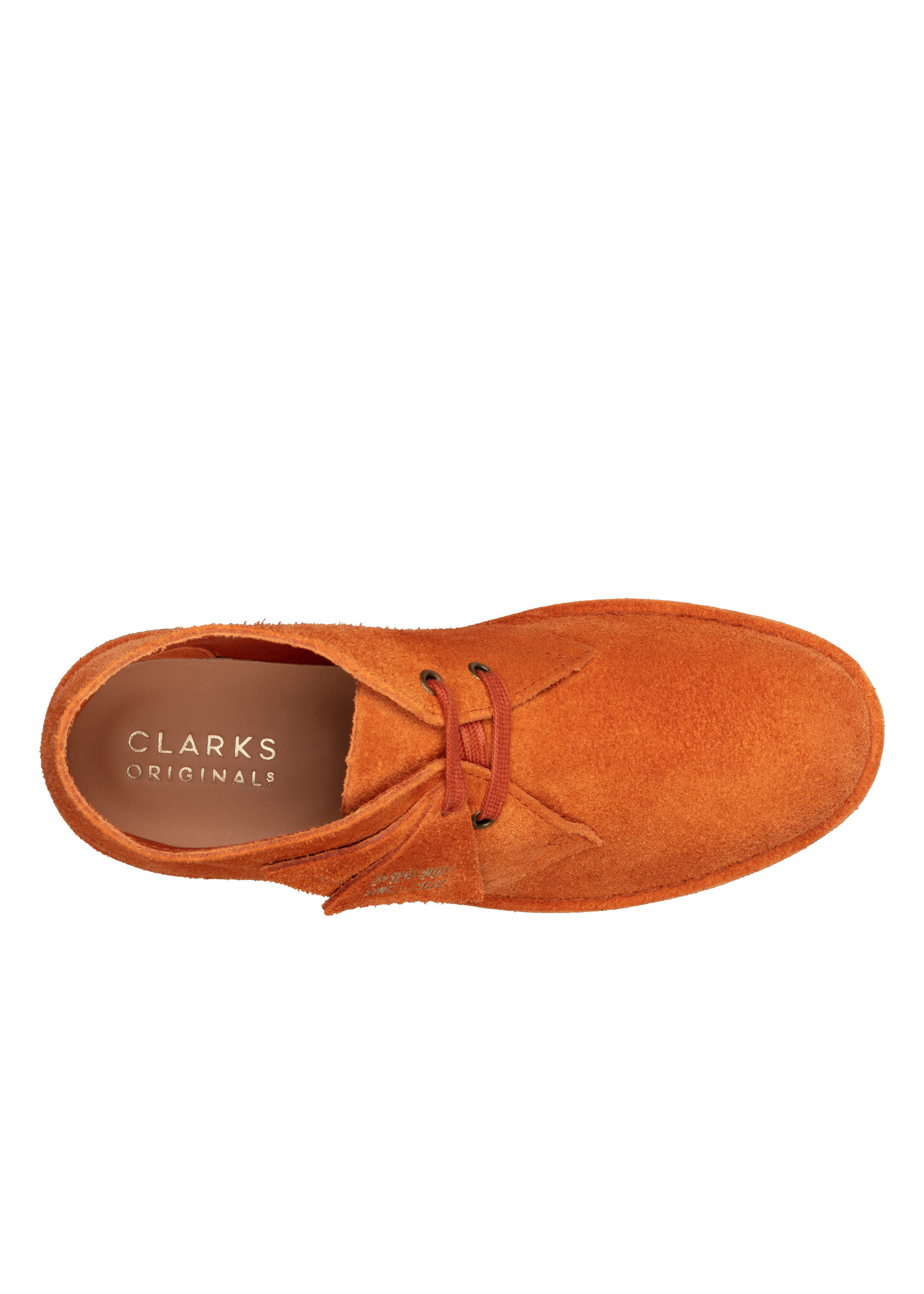 Clarks Desert Boot Ginger Oranger Suede