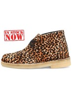 Clarks Desert Boot. Leopard Print