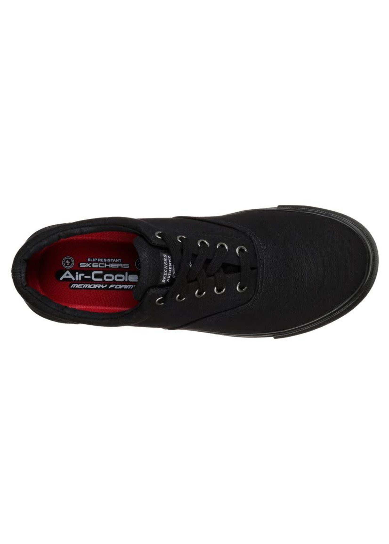 Skechers Mens Work Relaxed Fit: Sudler - Mabscott Slip Resistant 77167-BLK