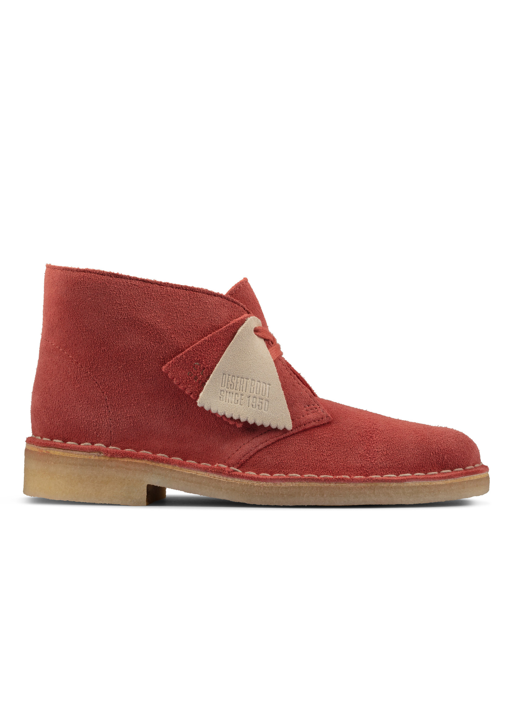 Clarks Desert Boot. Dark Blush Sde