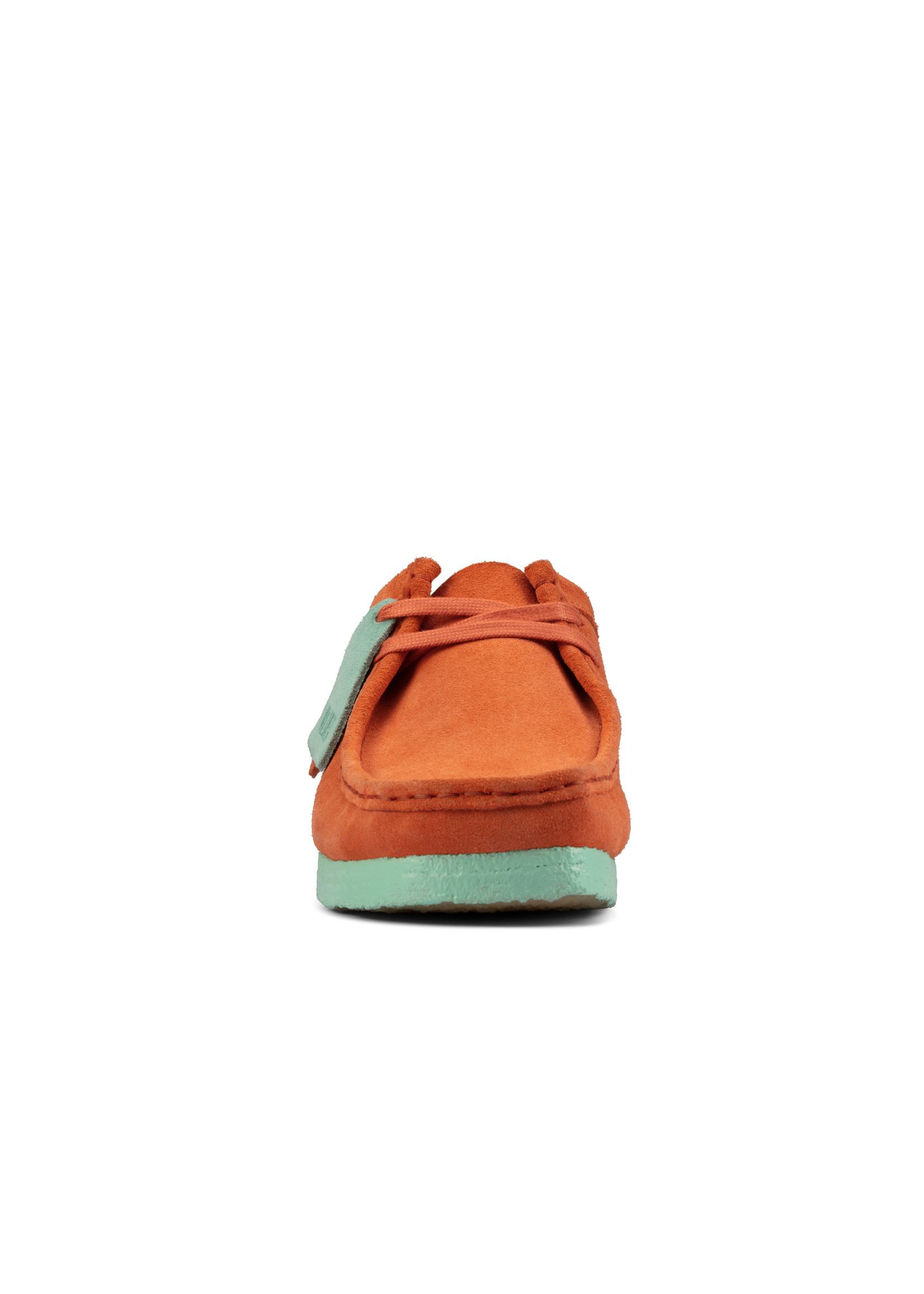 Coral suede wallabee cheap
