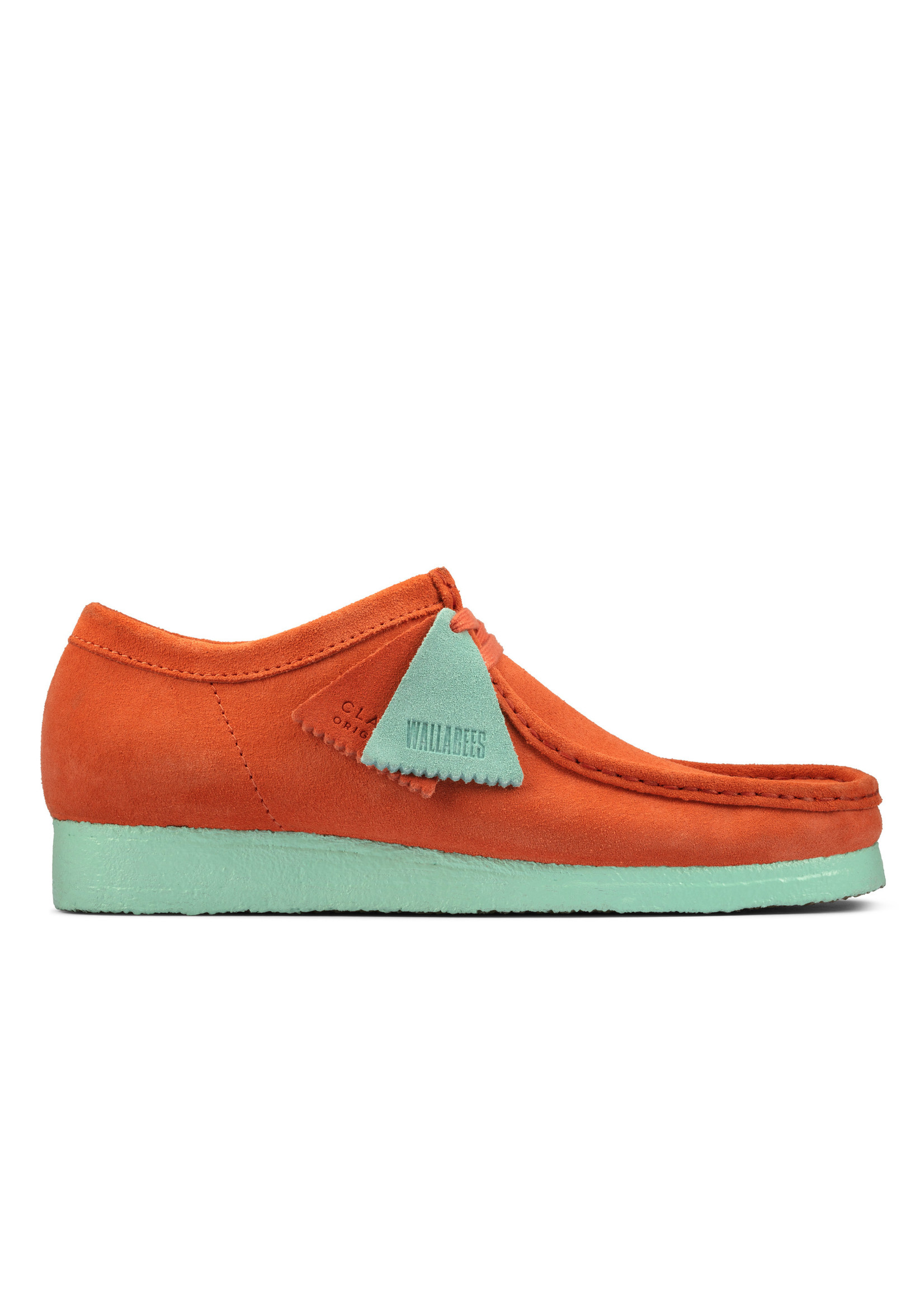 Clarks Men's Originals Wallabee Pink Coral Combi