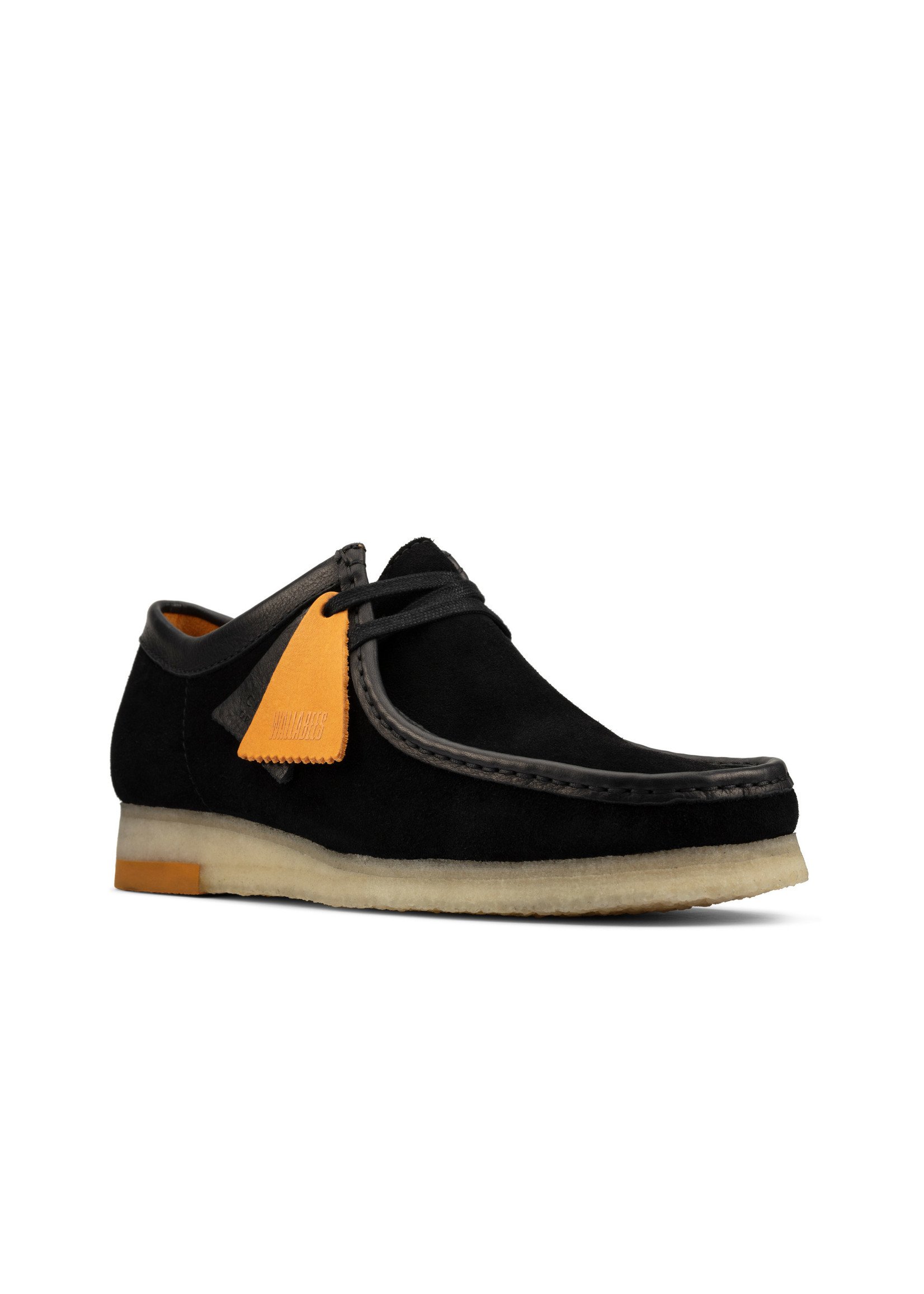 Clarks Wallabee Black Combi