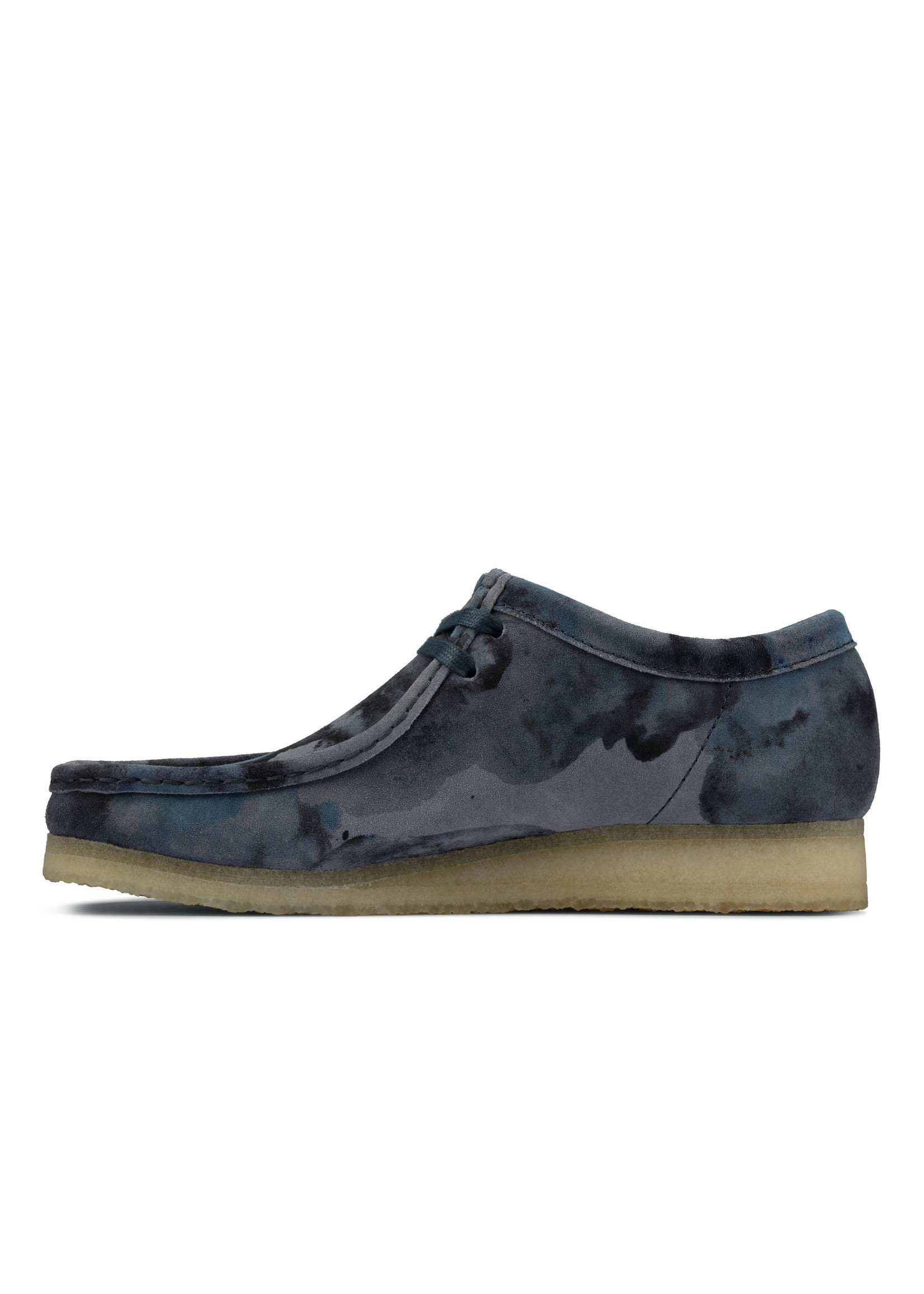 Clarks Wallabee Blue Camo