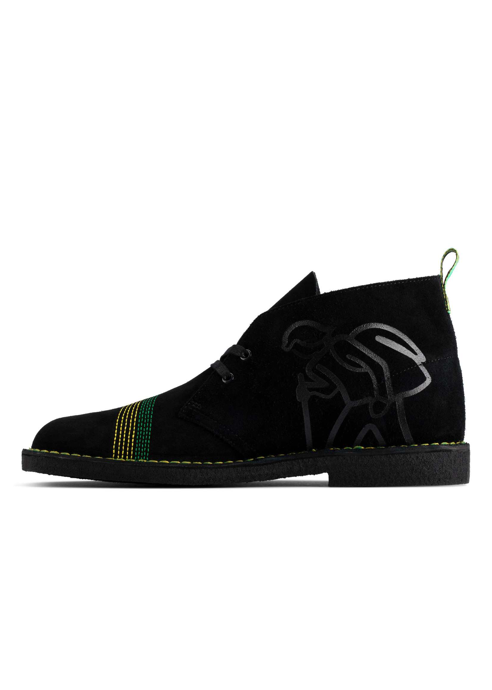 Clarks Men's Desert Jamaica Black/Multi
