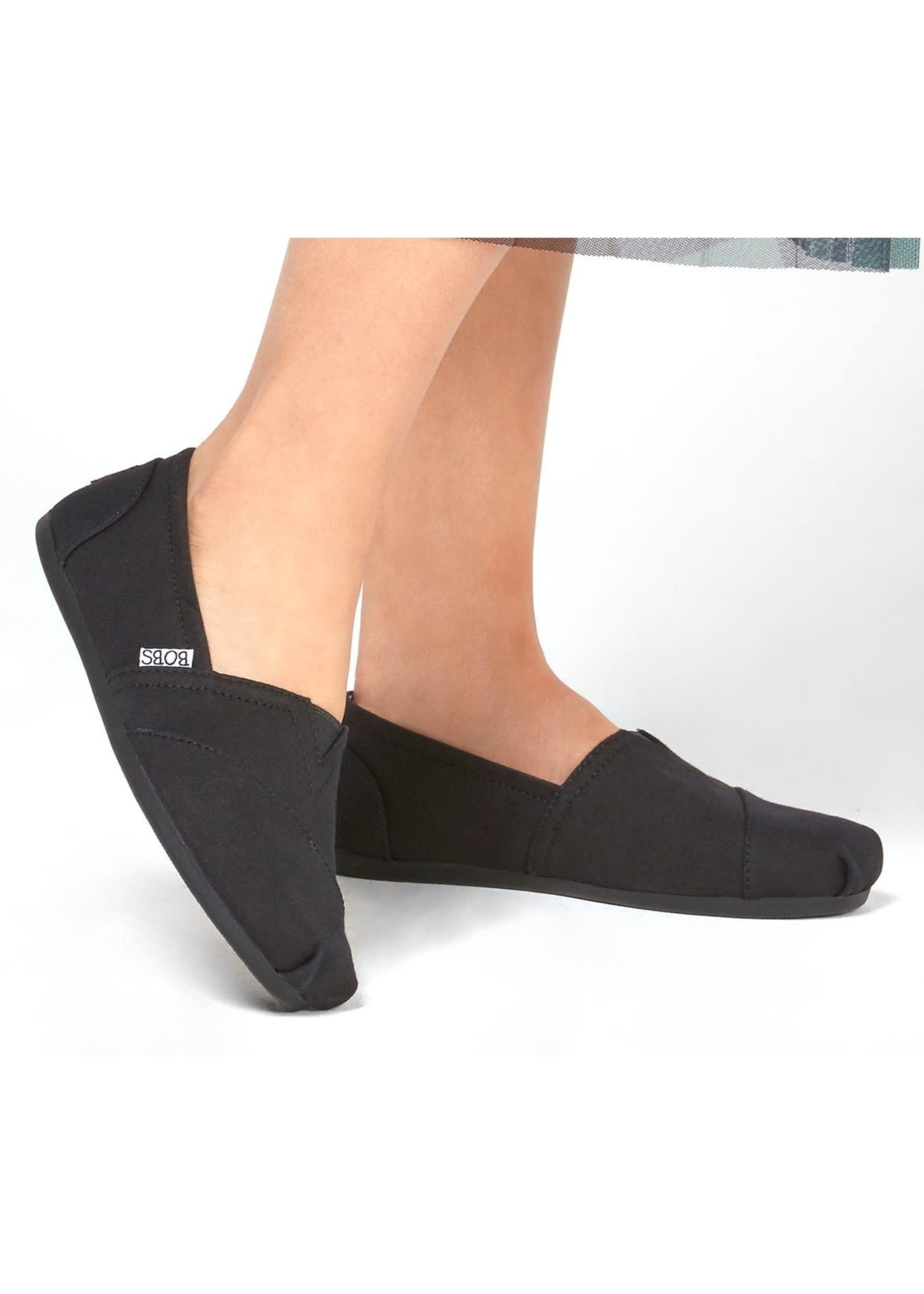 Bobs Plush -Peace \u0026 Love Black - SHOE PLUS