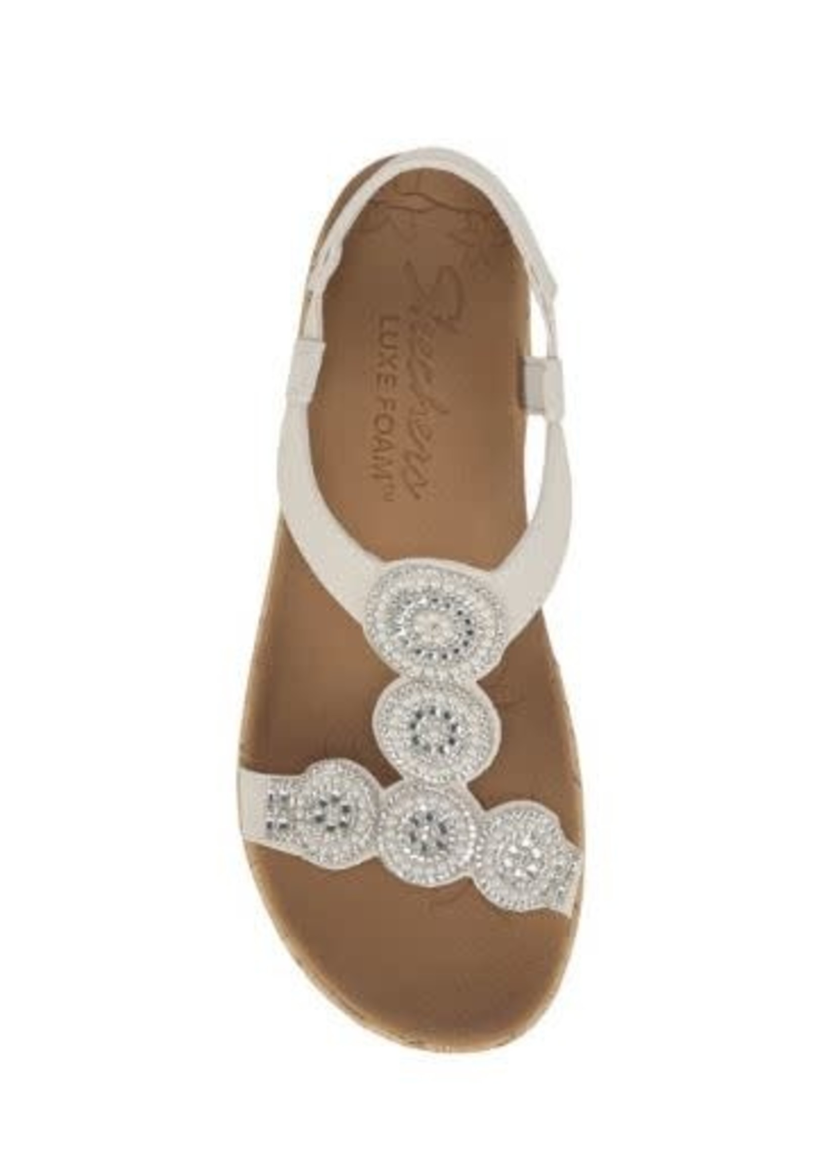 Skechers Women's Beverlee -Date Glam - Off White