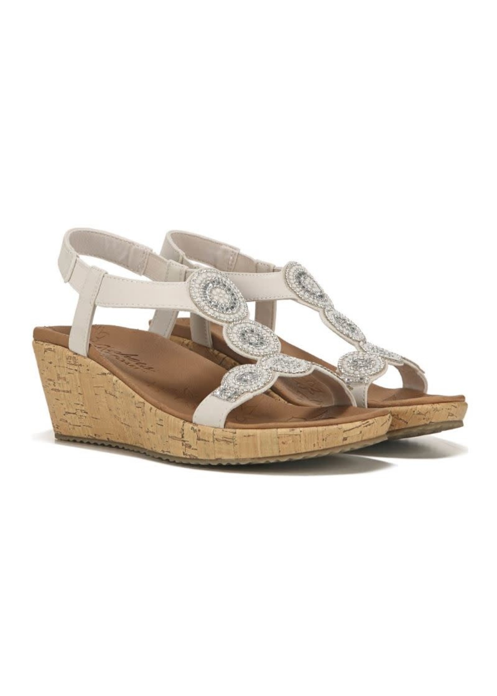 Skechers Women's Beverlee -Date Glam - Off White