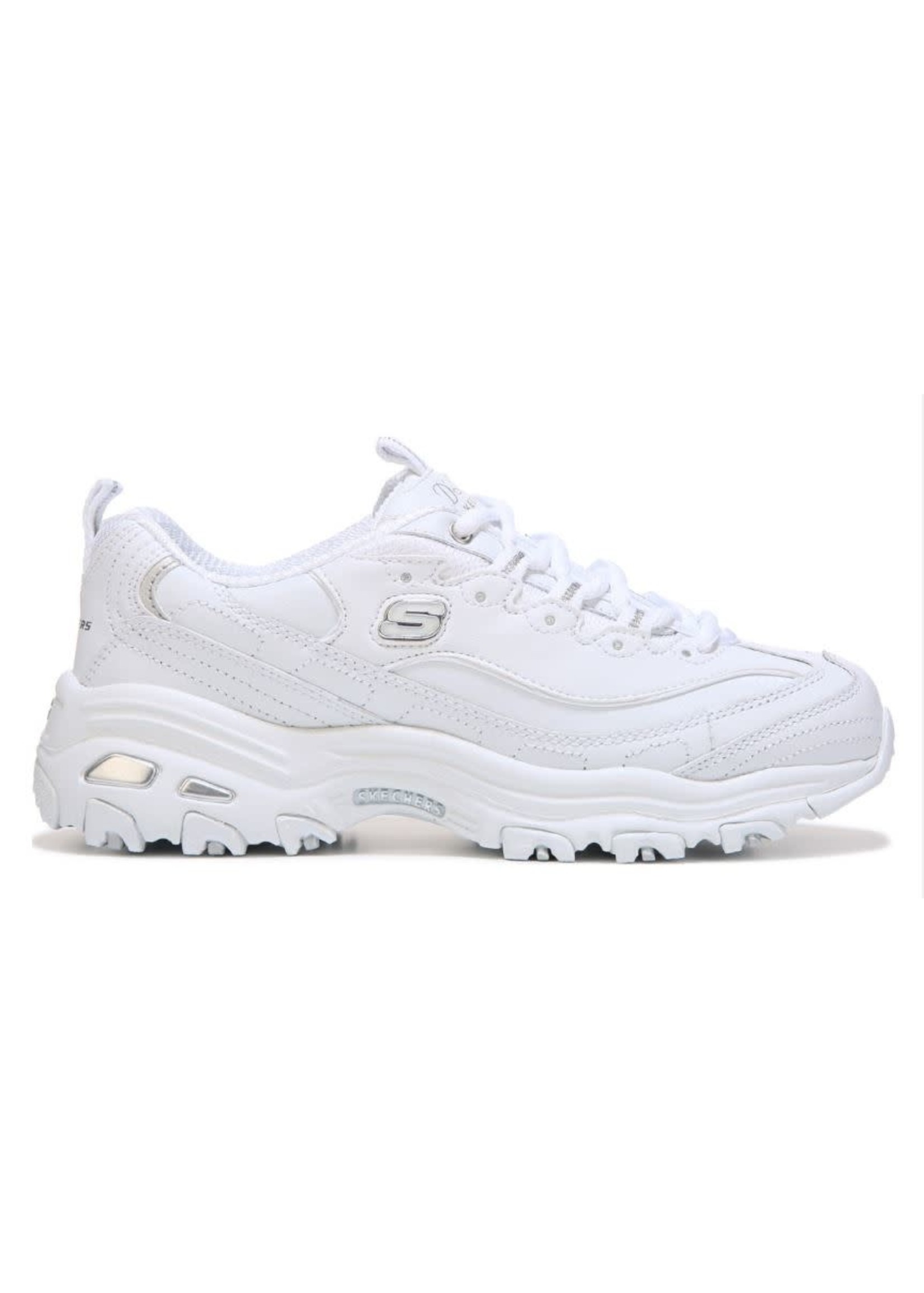 Skechers D'Lites -Fresh Start - White/Silver