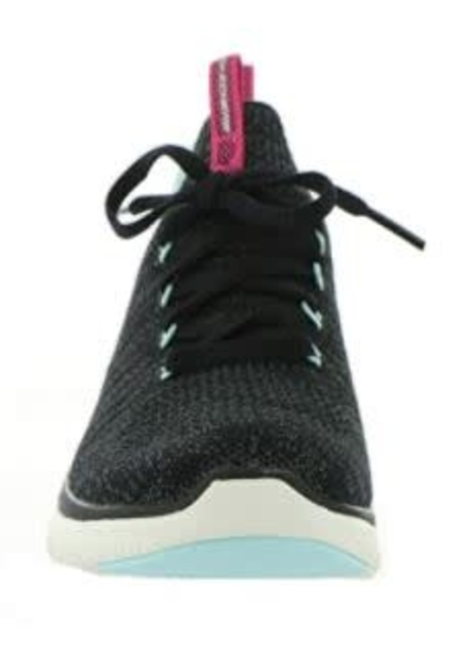 Skechers Flex Appeal 4.0-Victory Lap -Black/Light Blue