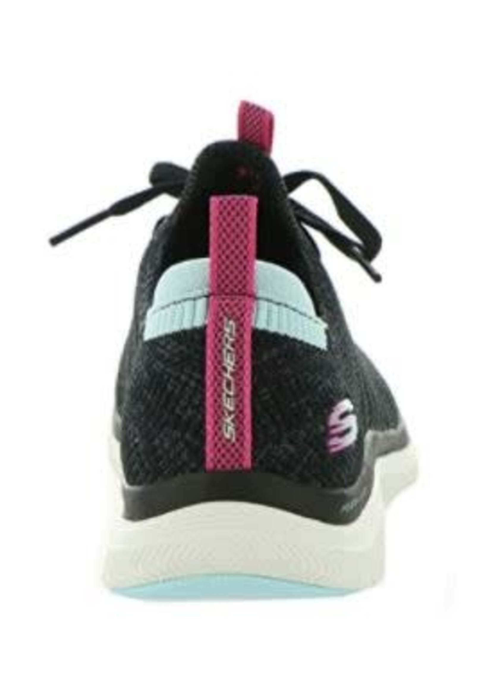 Skechers Flex Appeal 4.0-Victory Lap -Black/Light Blue