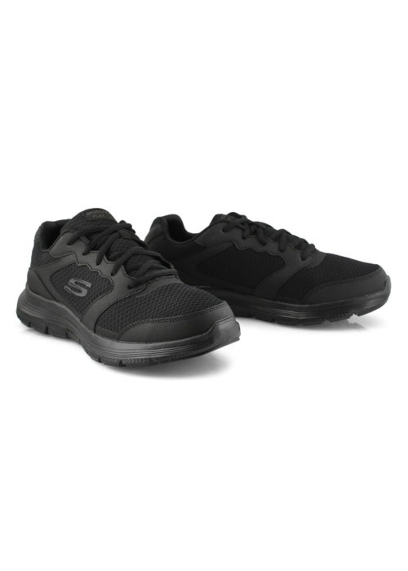 Skechers Men's Flex Advantage 4.0 Lace Up Running Shoe BBK Black