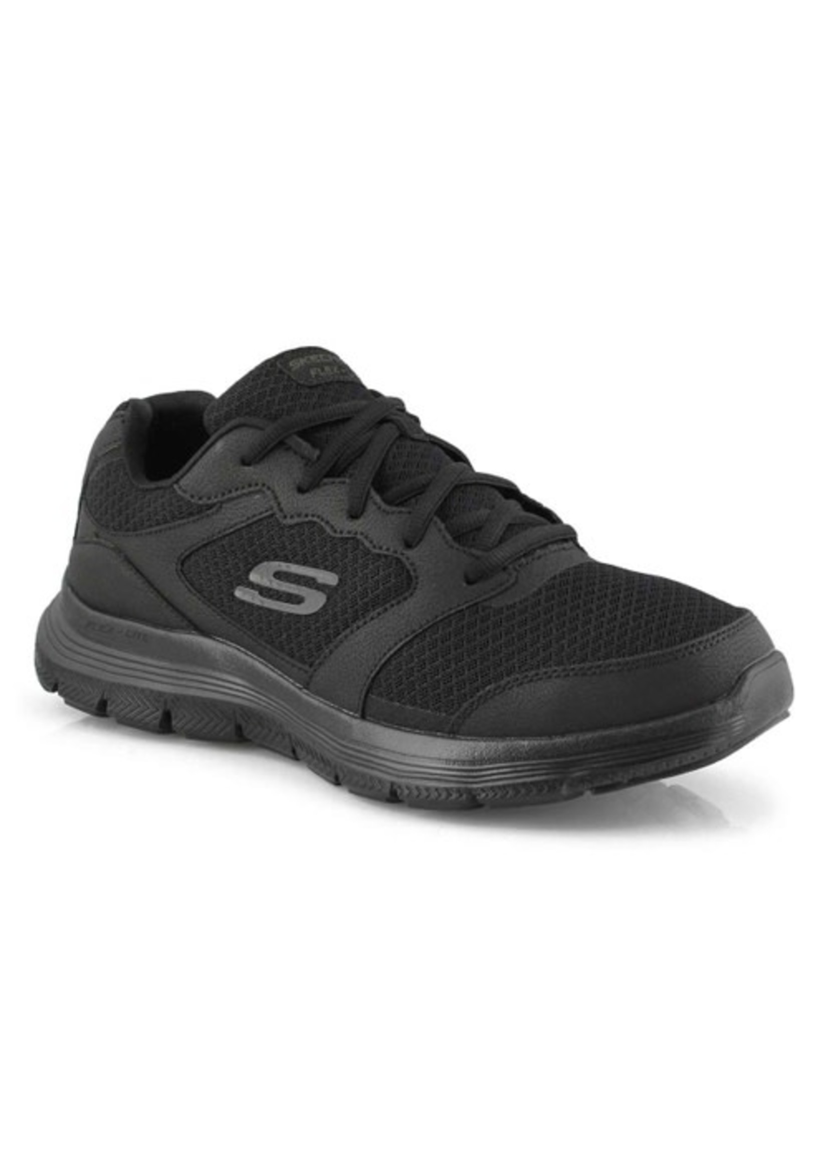 Skechers Men's Flex Advantage 4.0 Lace Up Running Shoe BBK Black