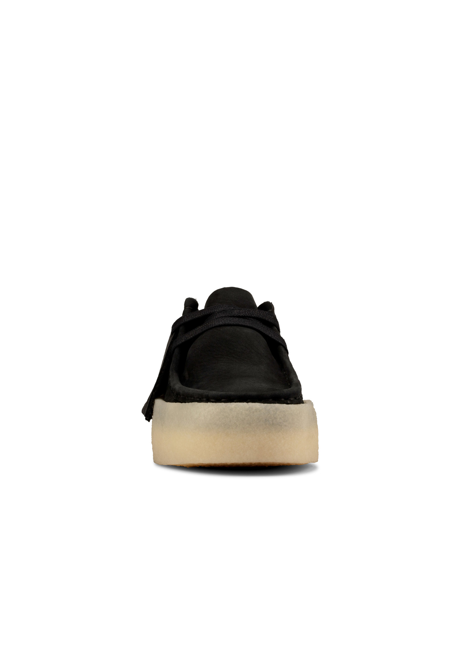 Clarks Women Wallabee Cup Black Nubuck