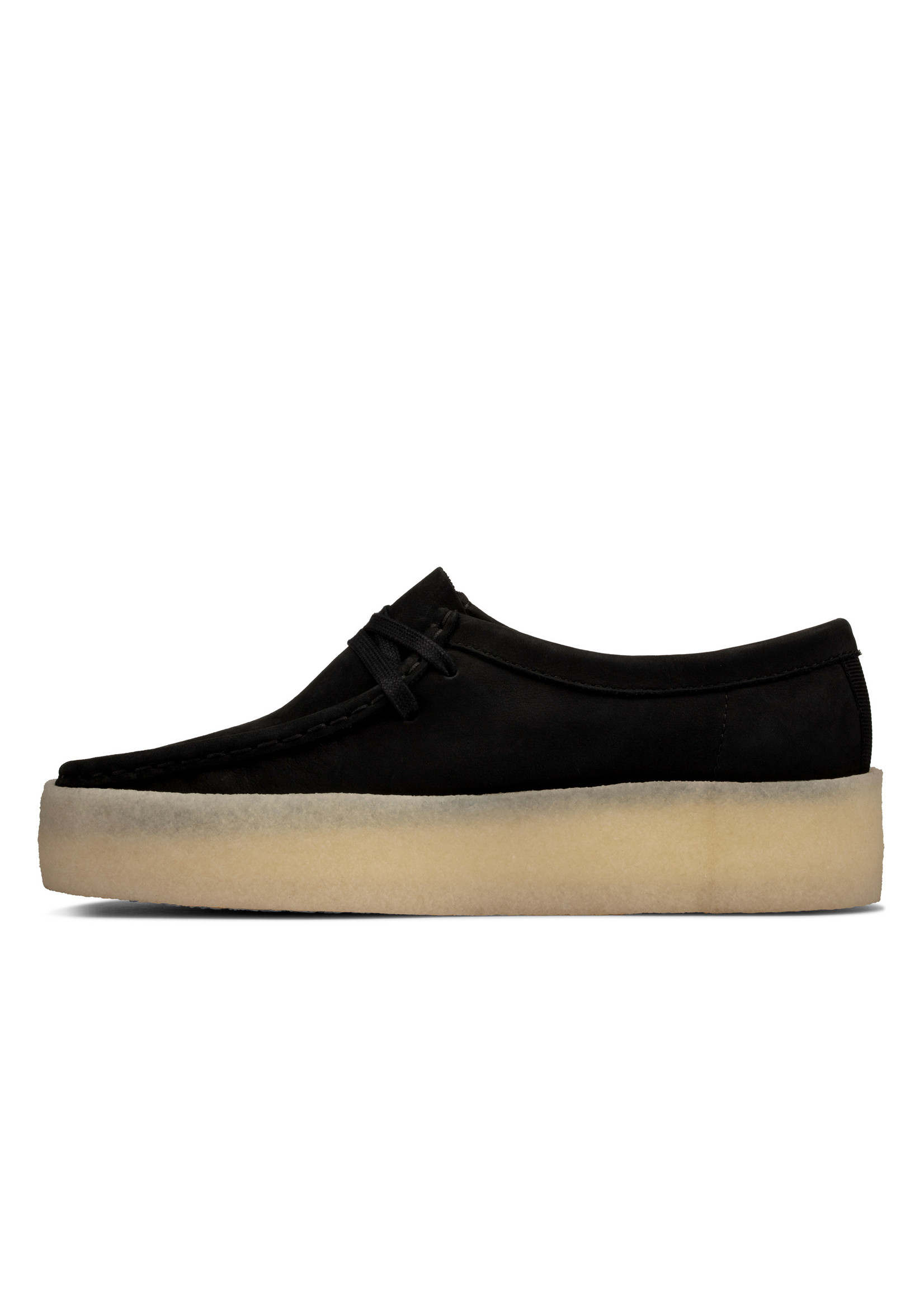 Clarks Women Wallabee Cup Black Nubuck