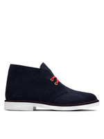 Clarks Desert Boot 2 Blue Navy Combi (Rubber Bottom)
