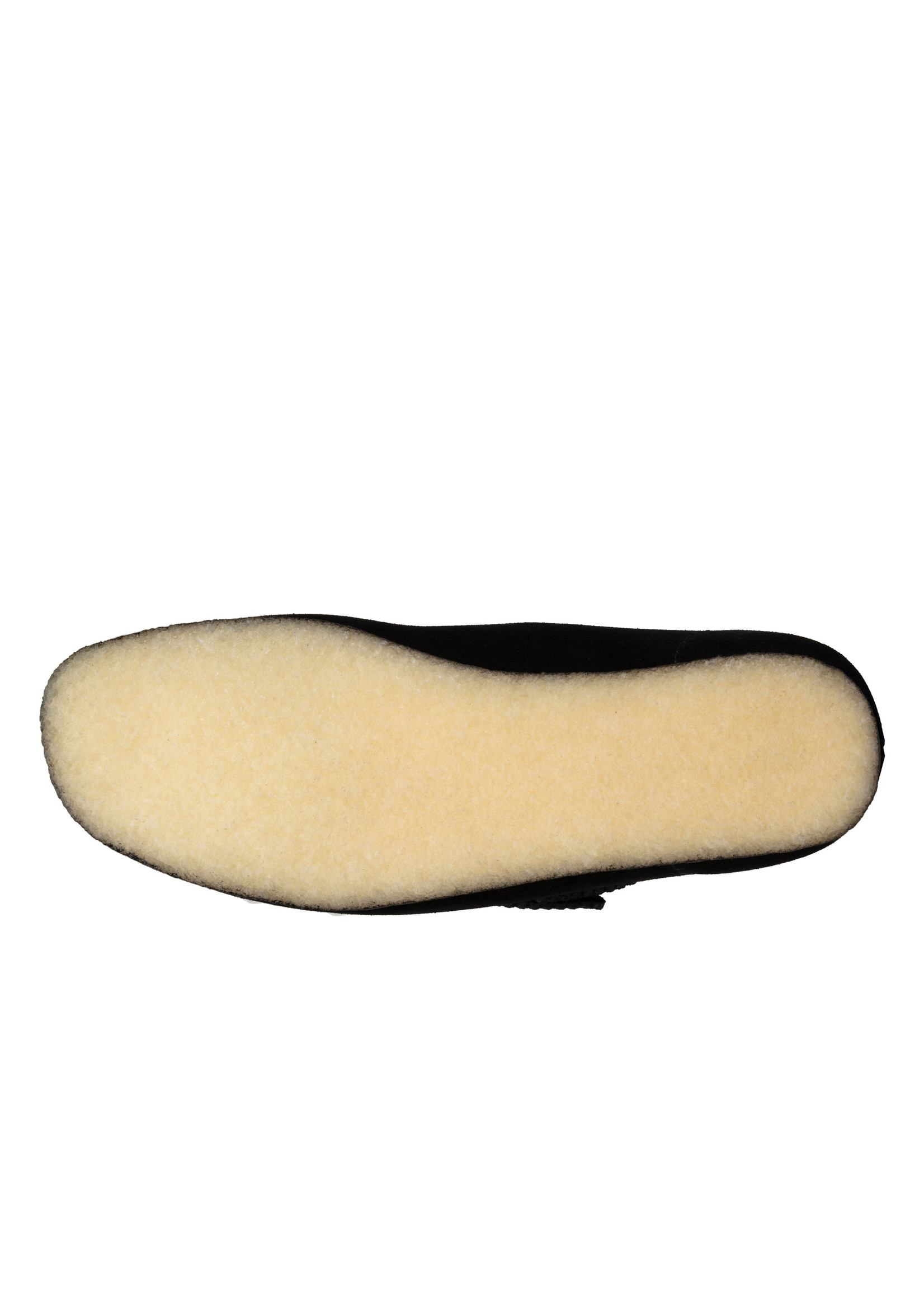 Clarks Womens Wallabee Boot Black Suede Crepe Sole