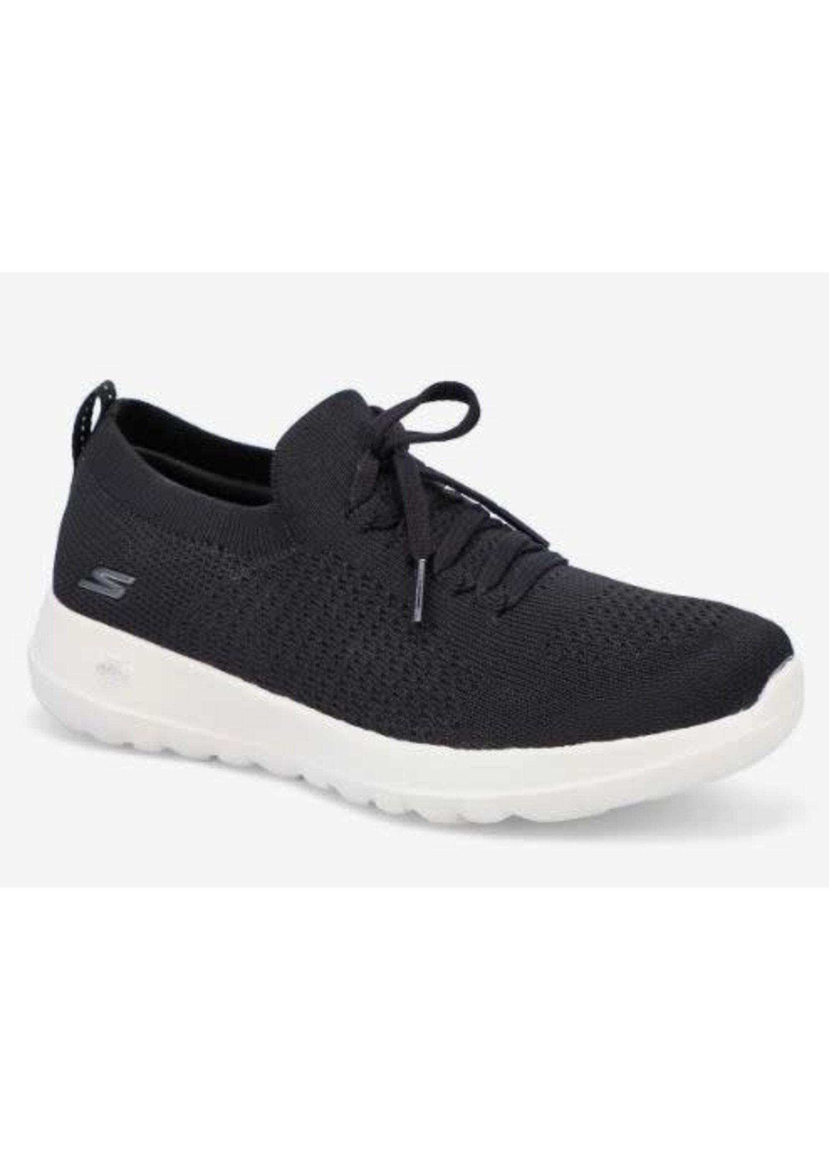 Skechers black deals and white shoes