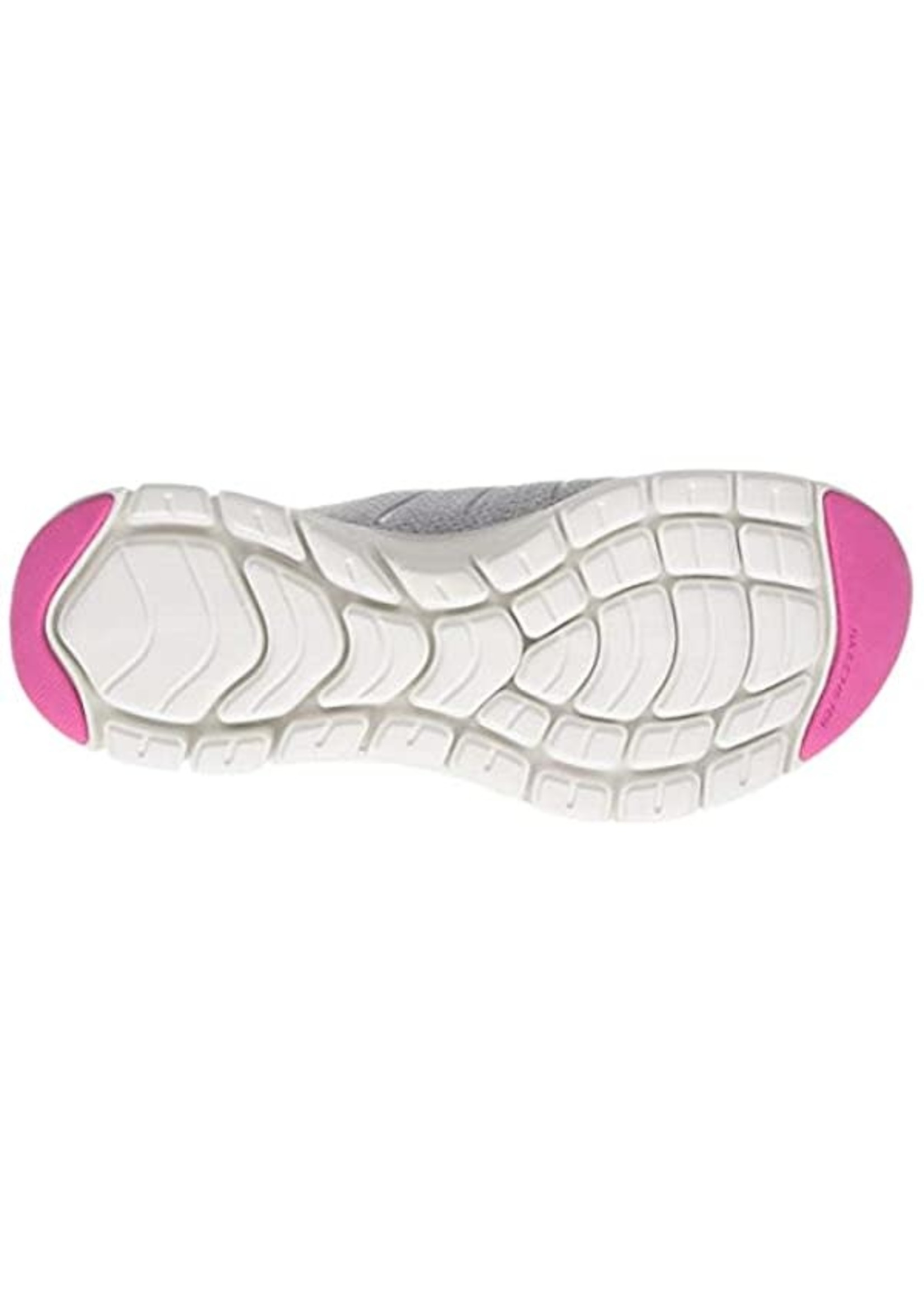 Skechers flex appeal 2.0 grey pink top