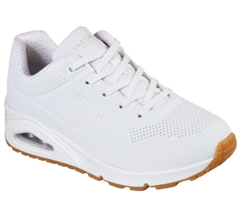 Skechers Women s Uno Stand on Air Fashion Sneakers White