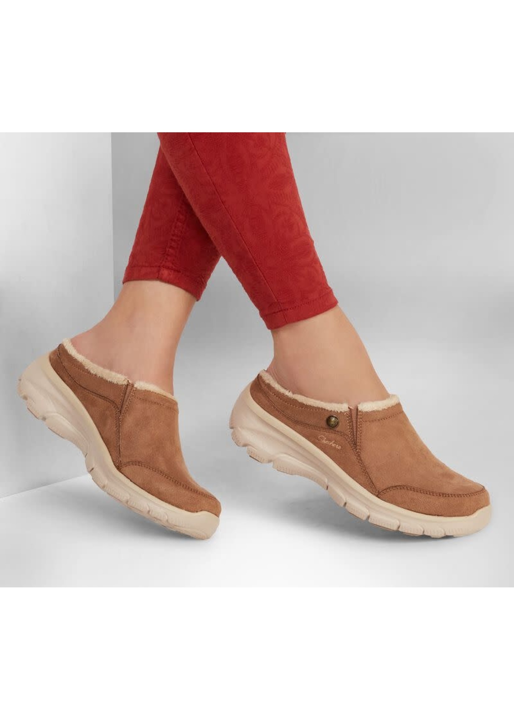Tan skechers sale