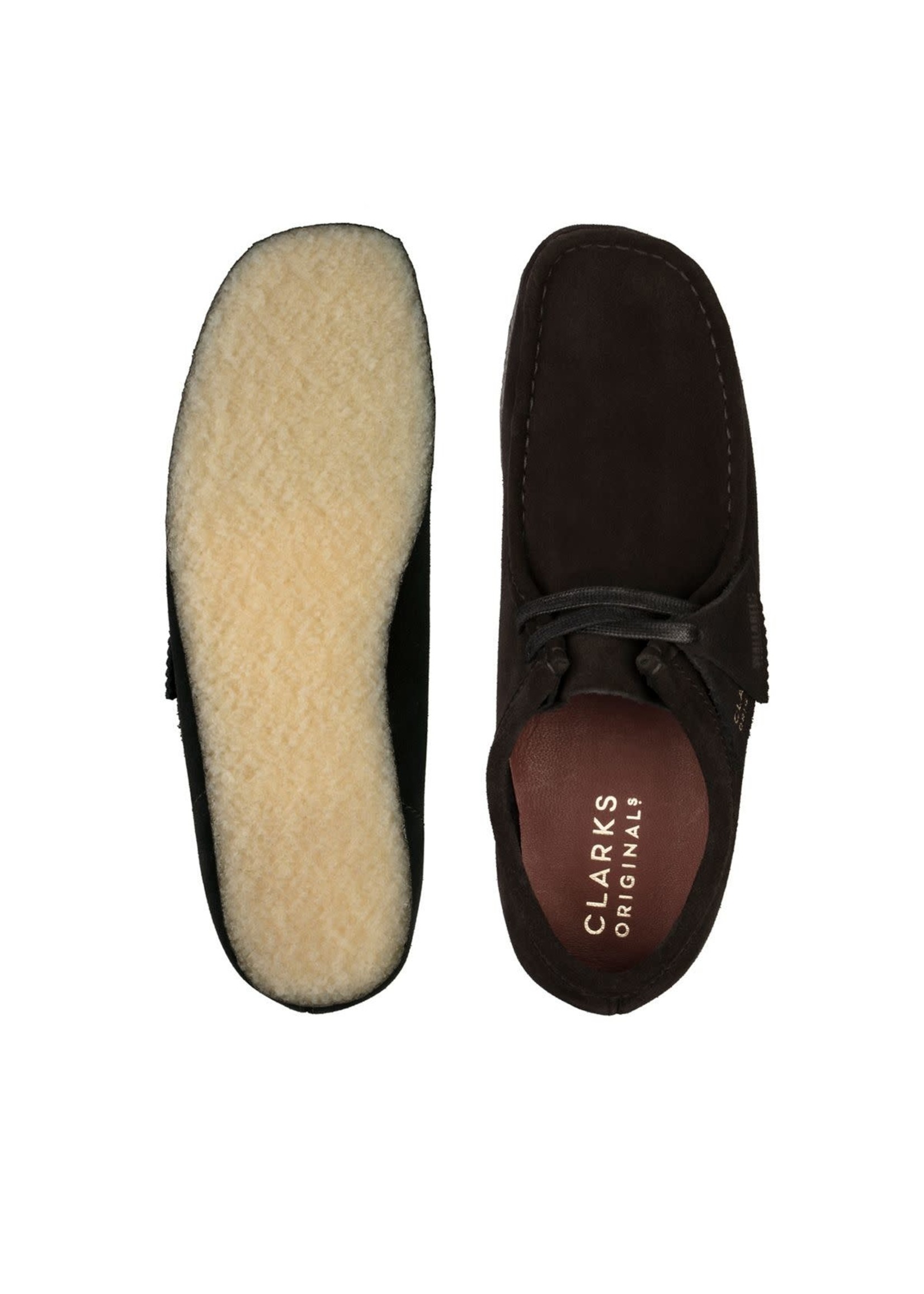 Clarks Wallabee Black Sde - SHOE PLUS - Low Prices - Express 