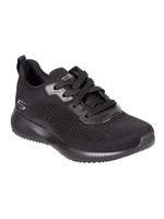 Skechers Womens Bobs Squad - Tough Talk Sneakers (Wide Fit) - BBK Black
