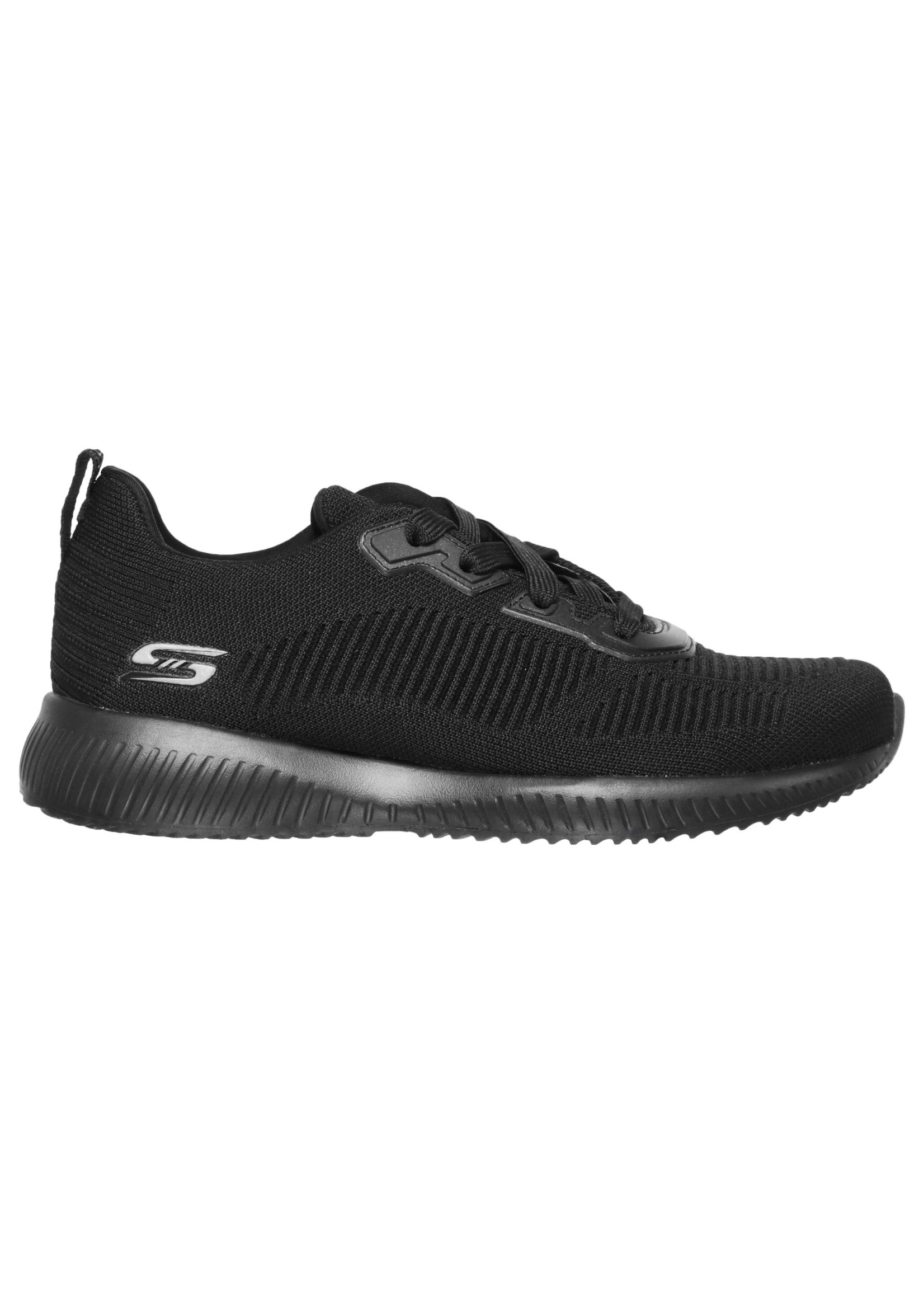 Skechers Womens Bobs Squad - Tough Talk Sneakers (Wide Fit) - BBK Black