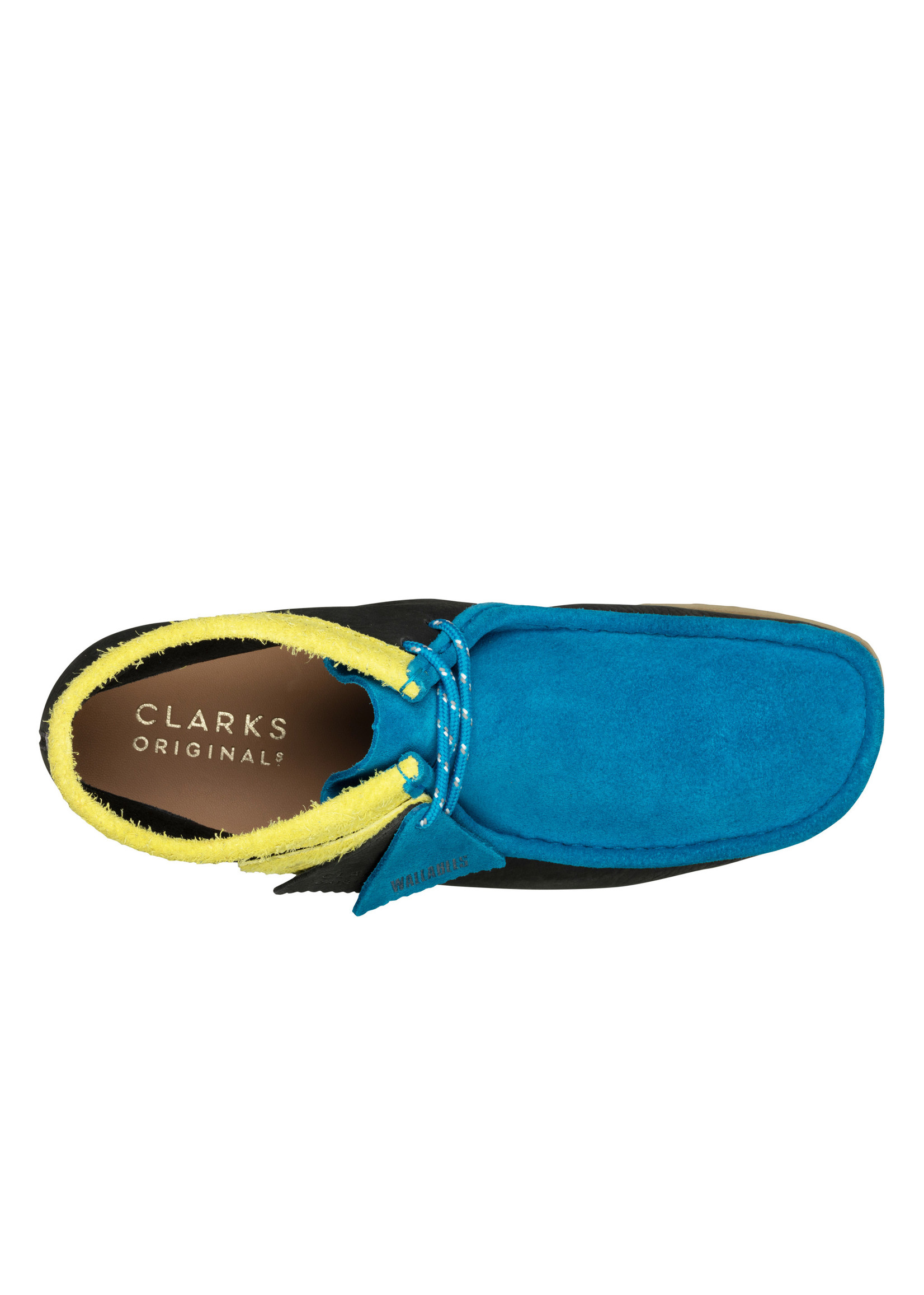 Clarks Wallabee Boot Blue Ink Combi