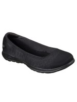 Skechers Go Walk Lite-15400 Dreamer Wide Ballet Flat Black