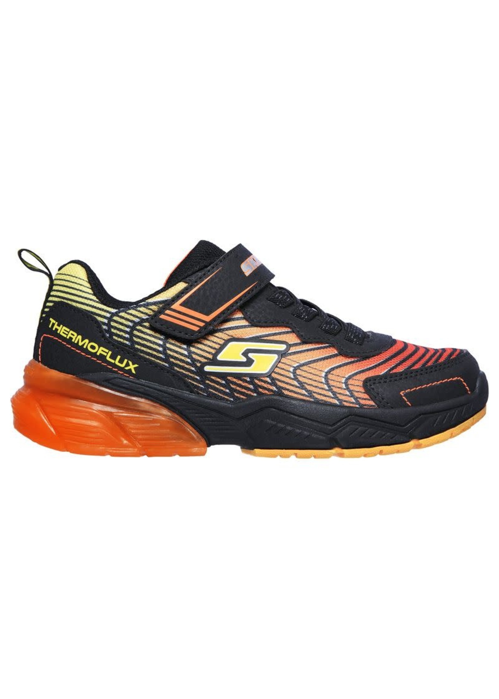 Skechers THERMOFLUX 2.0 Sneaker Orange/Yellow Wide Big Kid
