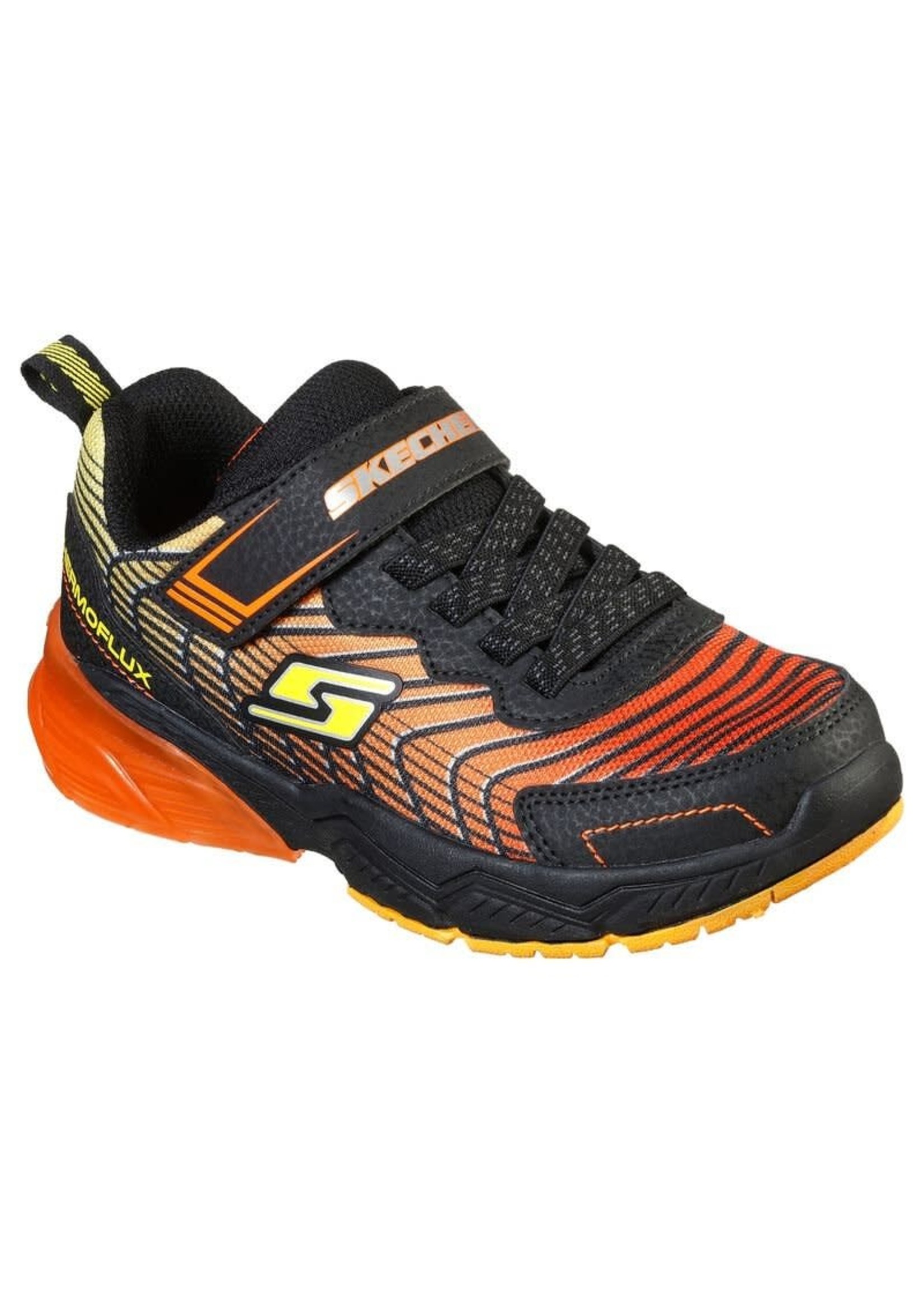 Skechers THERMOFLUX 2.0 Sneaker Orange/Yellow Wide Big Kid