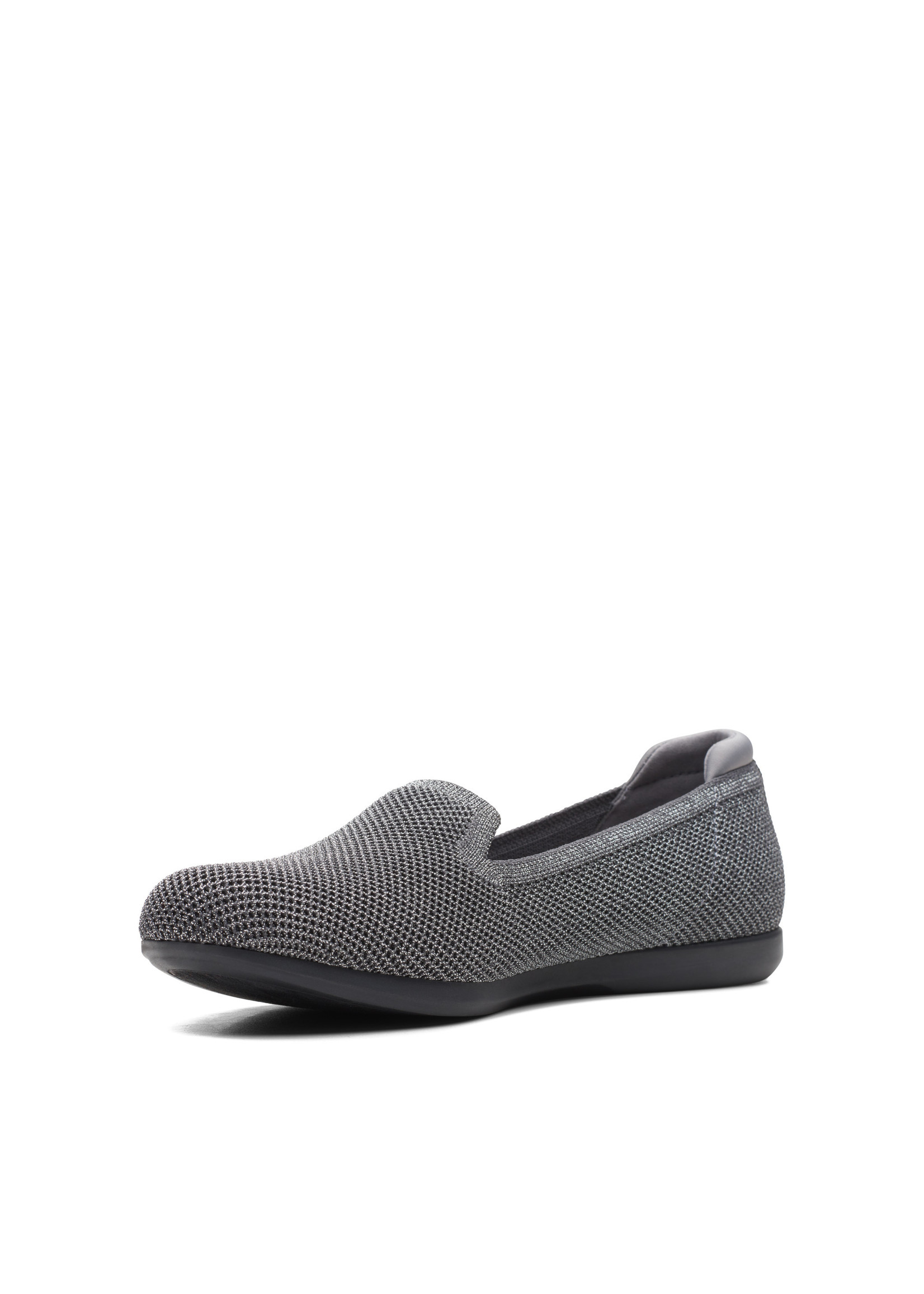 Clarks Women's Carly Dream Pewter Metallic Slipper