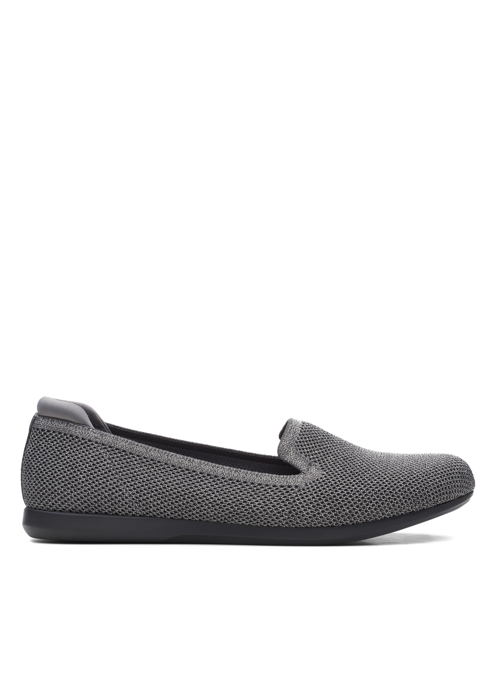 Clarks Women's Carly Dream Pewter Metallic Slipper